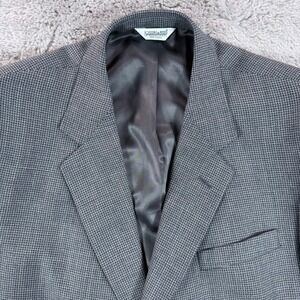 Joseph &‎ Feiss International Men's Gray Patterned Blazer Jacket Size 46R Wool